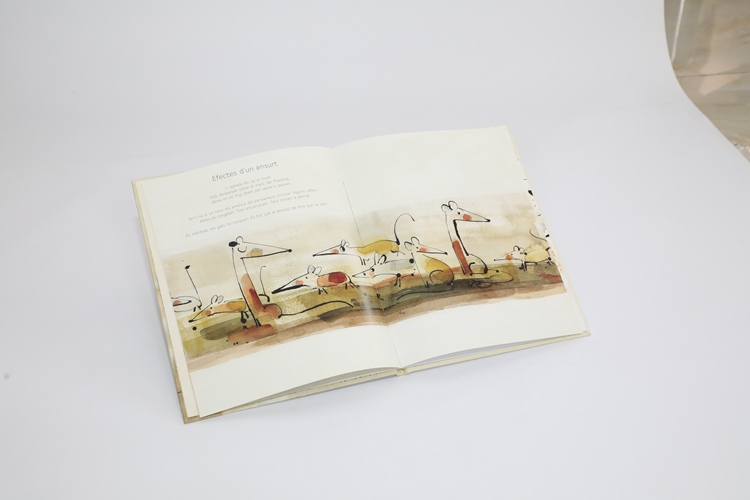 story hardcover stone paper book 