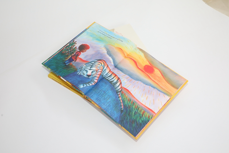 story hardcover stone paper book 