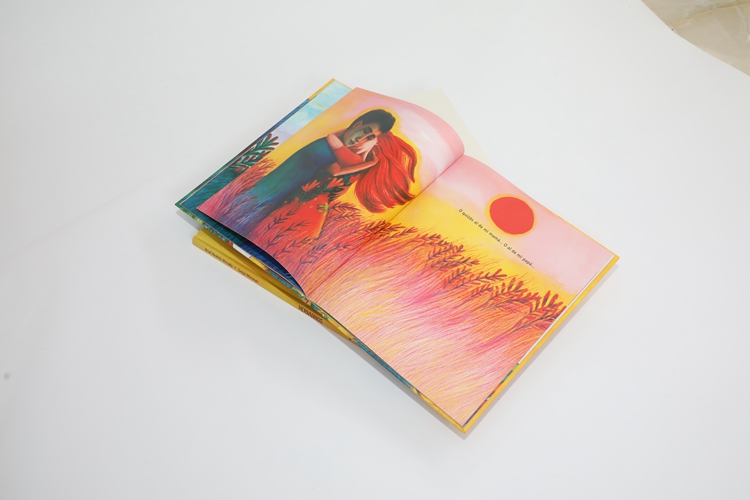 story hardcover stone paper book 