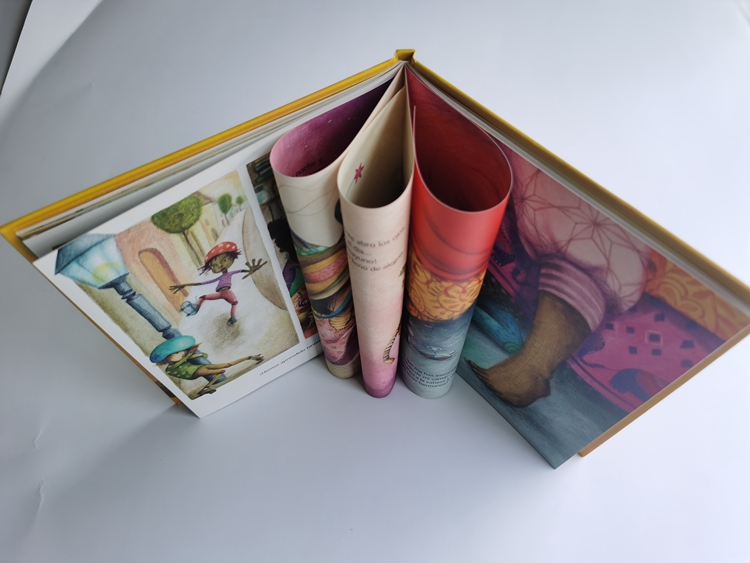 story hardcover stone paper book 