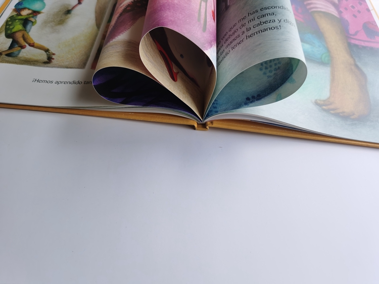 story hardcover stone paper book 